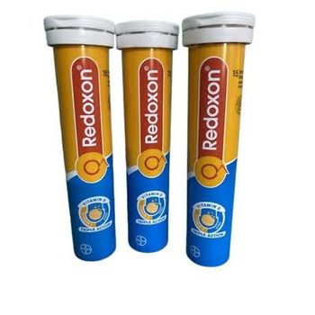 2x15`s REDOXON Triple Action Vit C 1000mg & Vit. D & Zinc Effervescent Tablet - Thai Agri Company - Thailand