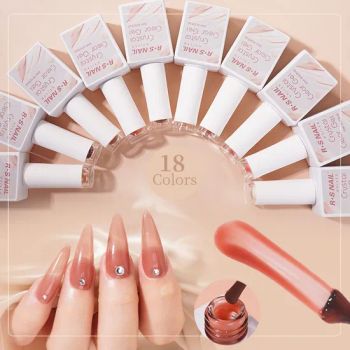 Crystal Clear Gel Nail Polish Set Gel Polish Set Easy Soak off 15 Ml Gel Polish Nail Kit - Heyuan Ransheng Innovative Materials Co., Ltd. - China