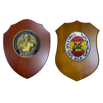 Customized Business Gift Wooden Certificate Plaque Awards with Coin - Zhongshan Senwei New Materials Co., Ltd - China