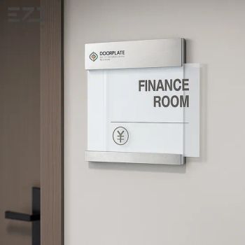Custom Office Replaceable Acrylic Department Signs Conference Room Nameplates Interchangeable Door Plaques - Shenyang Ezd Sign Co., Ltd - China