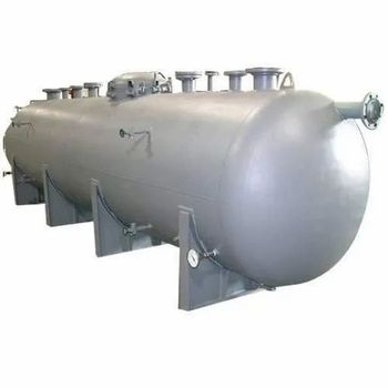MS Gas Mild Steel Pressure Vessels, Capacity: 1000 L Material MS Capacity 1000 L Storage Material Gas Pressure Resistance - Natraj Pneumatics - India