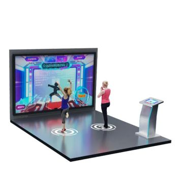 Amusement Park Equipment Digital Sport Interactive Projector Dynamic Shape Motion Sensing Game Machine - Guangzhou Funspace Technology Co., Ltd. - China