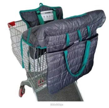 Grid Pattern Quilted Thicker Baby High Chair Cover Baby Shopping Cart Cover - Kunshan Longlide Import and Export Co., Ltd. - China