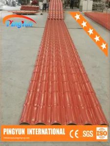 Pingyun Plastic Roofing Tile/ASA Coated PVC Roofing/UPVC Roof Sheet - Pingyun International - China