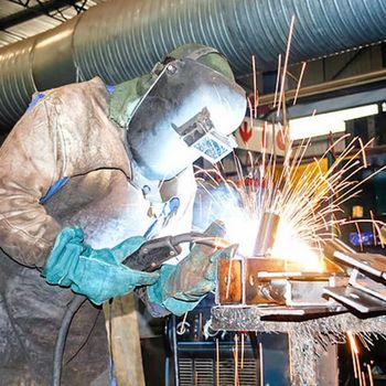 Shutter Fabrication Service Payment Mode Cash Material Mild Steel Service Mode Offline Service Location - Laxmi Fabrication - India