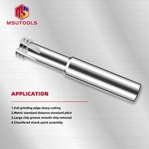 High Efficiency Thread Milling Cutter Carbide HRC55/60 Three Tooth Thread End Mill Solid Carbide Thread Milling Cutter for Aluminum - Zhuzhou MSU Carbide Tools.,Ltd - China