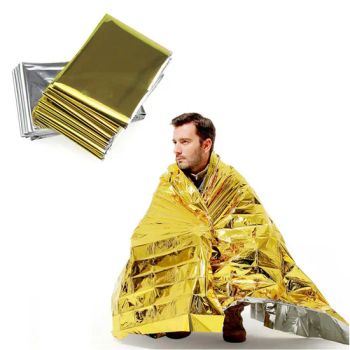 Emergency Mylar Thermal Blankets Gold Foil Space Blanket Designed for Outdoors Survival First Aid - Anhui Jinye Industrial Co., Ltd. - China