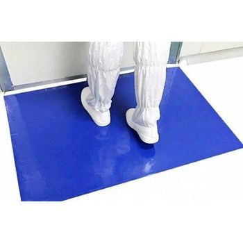 Cleanroom sticky mat floor mat dust removal Color Blue, White, Gray Layer Count 30 Layers/sheet Slip Resistance Good Adhesion But Not - Duc Thien Production & Trading Co., Ltd - PE Protective Film - Vietnam