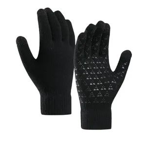 Winter Warm Thickened Gloves Unisex Knitted Gloves Running Anti Slip Touch Screen Gloves - Ningbo Youkiunite Imp &Exp Co., Ltd - China