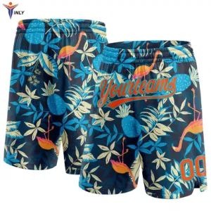 Custom High Quality Printed Polyester Swimming Wear Mens Trunks Beach Board Shorts - Guangzhou Inly Sporting Goods Co., Ltd. - China