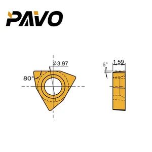 Wb06 Type Insert for Boring and Milling Tools, Solid Carbide Inserts for CNC Cutting Tools - Pavo Tools (Hangzhou) Co., Ltd. - China