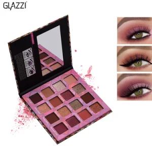 Beauty Product Glazzi 16 Color Eyeshadow Palette Rich Makeup Form Powder Origin China Model NO. T1 Trademark non Specification - Good Seller Co., Ltd. - China