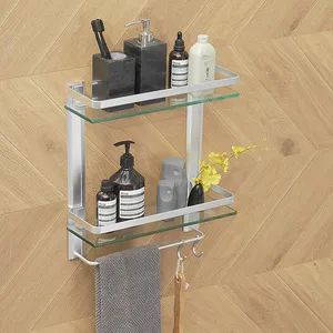 Bathroom Towel Kitchen Paper Shelf Stainless Steel Holder Brand OEM Color Brown Size Medium Adhesive Yes Origin China Shape Common - EC Hardware Co., Ltd. - China