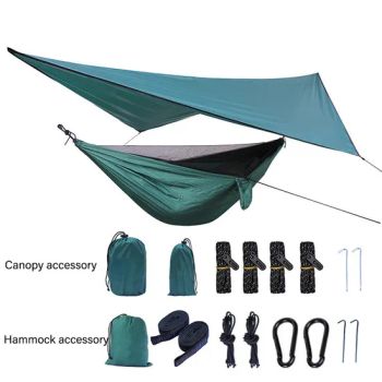 UV Resistant Camping Furniture: Hammock with Mosquito Net and Canopy - Anhui Junhan International Trade Co., Ltd. - China