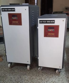 Air Cooled Servo Controlled Voltage Stabilizer Input Voltage 250V Load capacity 75 KVA Cooling Method Air-cooled Over Load Capacity 110 - Logi Teck System - India