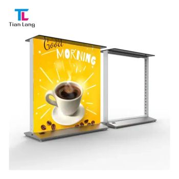 Illuminated Glow Box Table Stand for Seg Light Displays Origin China Size 10X20FT HS Code 9405610000 Brand Name - Shenzhen Tianlang Advertising Media Co., Ltd. - China