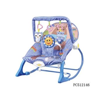 Baby Rocker Chair Vibrating Bouncer Plastic 1Y EN71 ASTM MOQ100 54x39x8.5cm - Pretty Coast Plastic Toys Co., Ltd - China