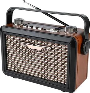 Portable World Band Music Radio Classic Retro Wood FM Radio with Headphone Jack - Bluesky Enterprises Co., Ltd. - China