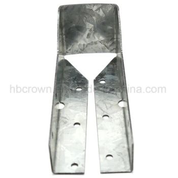 Stamping Steel Klevaklip Joist Connector Brackets OEM Avaliable Trademark HBCW Folded Unfolded Model NO. EN4570 Type Cold - HEBEI CROWN WEALTH METAL PRODUCTS CO., LTD. - China