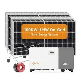 100kw 250kw Three Phase on Grid Energy System with PV Solar Panel Module Inverter and Solar Battery for Home Solar Energy System - Anhui Solarasia Energy Technology Co., Ltd. - China