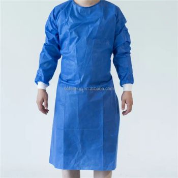 AAMI Disposable Supply Nonwoven Surgical Waterproof Protective Clothing Hospital Medical Isolation Gown - Hubei Feiteng Protective Products Co., Ltd. - China