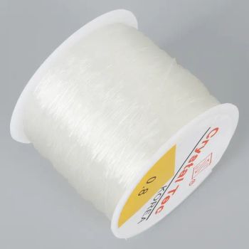 0 5 1mm Stretchy Crystal Tec Elastic 100m Cord Thread Jewelry Accessories Beading Line Fit Beads DIY Bracelets Necklace - Ningbo DH Textile Industry&Trade Co., Ltd. - China