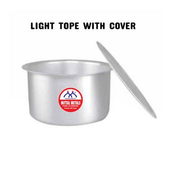 ALUMINIUM POT WITH COVER Material Aluminium Weight Light - MITTAL METALS - India