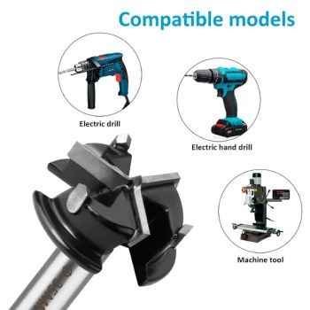 Power Tool Accessories Solid Center Bit 35 mm Boring Hole Saw Forstner Drill Bits Set for Wood Working - Jiangxi Jieda Tools Co., Ltd. - China