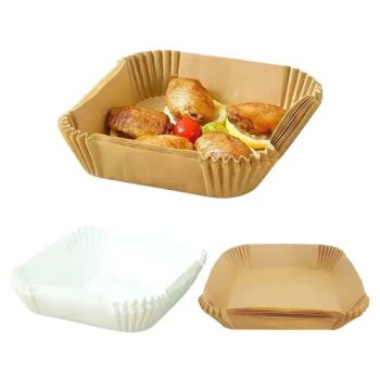 50PCS Round Parchment Paper Brown White 16x4.5cm Oil Proof Waterproof MOQ100 25/50/100S OPP Bag - Weifang MayShine Imp & Exp Co., Ltd. - China