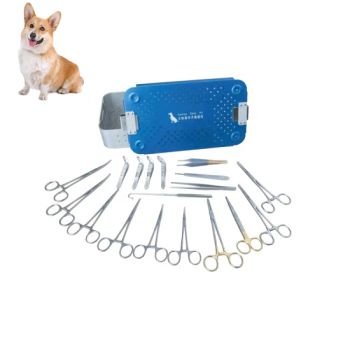 Medical Supplies Vet Veterinary Surgical Instruments Kit De Diseccion Canine Spay Kit for Pets - Guangzhou Med Equipment Limited - China
