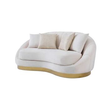 Top Deal Microfiber Boucle Fabric New Luxury High End Villa 3 2 1 Sofa Couches - Fancy Home Furniture Co, Ltd. - China