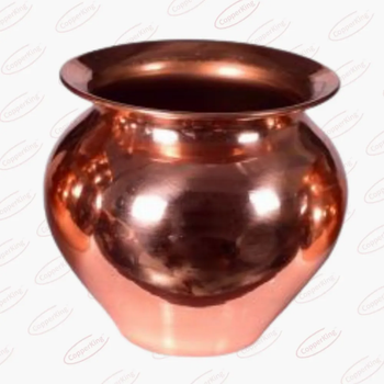 Copper Lota Shape Round Color Copper Design Plain Brand CopperKing Usage/Application Home Type Of Copper Utensils - CopperKing Homee India Private Limited - India