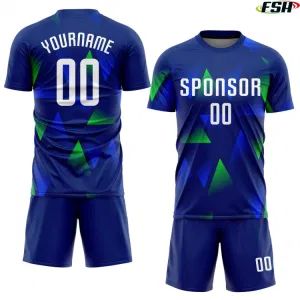 Custom Soccer Wear Football Shirts Uniform Kit Set Soccer Jerseys Football Wear - Dongguan Fshsportswear Co., Ltd. - China