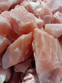 Raw Himalayan Rock Pink Salt Color Pink Form Rock Chunks Purity No Additives Size Range 5 Mm To 5 Cm And Larger Trace Minerals Iron, Calcium, And - Crest Group Of Companies - Pakistan