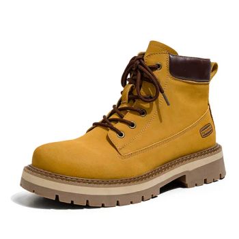Men's Trendy British Sandy Hiking Boots MID-Cut Wear-Resistant Heightened Martin Boots - Quanzhou Binfeng Import & Export Co., Ltd. - China