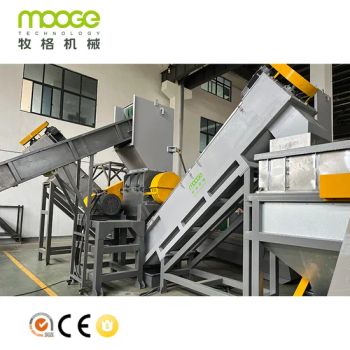 Pp Jumbo Bags Crushing Shredding Washing Drying Line Plastic Woven Bags Hot Washing Recycling Machine - Jiangsu Mooge Machine Co., Ltd. - China