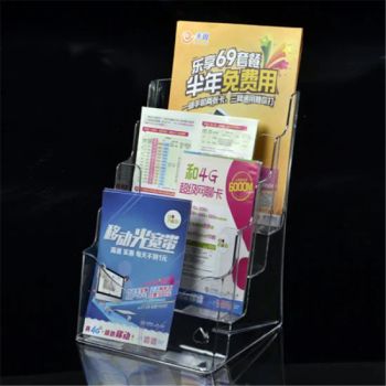 L Shape Table Card Price Tag Holders Frame Display, Acrylic PS PVC Clear Plastic Desk Sign Label Stand - Shanghai Wallis Technology Co., Ltd. - China