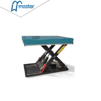 Master Well High Standard Factory Warehouse Carrier Movable Hydraulic Flat Lift Table Scissors Platform - Master Well Enterprise Limited - China