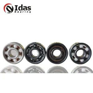 Skateboard Bearings 8X22X7mm ABEC-11 608 Black Ceramic Deep Groove Ball Bearings - Liaocheng Idas Bearing Co., Ltd. - China