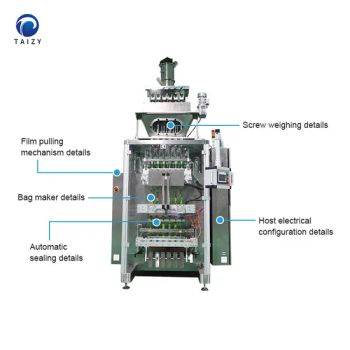 Multi-Lane Multi-Function High Speed 6/8/10 Lanes Instant Solid Beverage Collagen Peptide Powder Packing Machine - Zheng Zhou Taizy Trading Co., LTD - China
