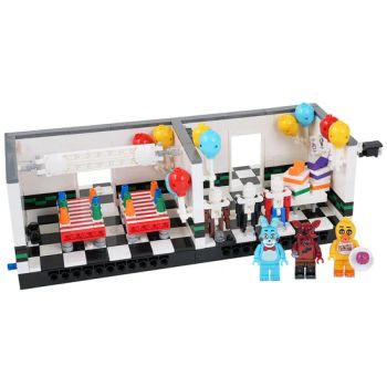 Fnaf Right Room Peluches Plush Freddy Foxy Figures Building Block Sets DIY Kits Moc Bricks Set Kids Toys Mould King Moc1473-a - Shenzhen Enmei Trading Co., Ltd. - China