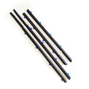 Car Door Weatherstrip Window Seal Trim Kit, Compatible for Honda Civic 2012 2013 2014 2015 Black - HEBEI HANGYUN RUBBER PRODUCTS CO.,LTD. - China