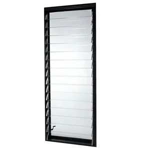 Elegant Design Aluminium Profile Single Tempered Clear Glass Fixed Louver - Reaching Build Co., Ltd. - China