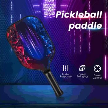 Custom Branded Logo Trufoam Carbon Fiber Anxun Pickleball Paddle Fiberglass Trufoam High-Density Foam Core for Outdoor Sports Pickleball Paddle - Shenzhen Anxun Technology Co., Ltd. - China