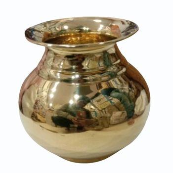 450 ml Copper Pooja Lota Size Medium Usage Pooja Design Plain Pattern Plain Capacity 450 ml Material Copper No. of Pieces - Karishma Handicraft - India