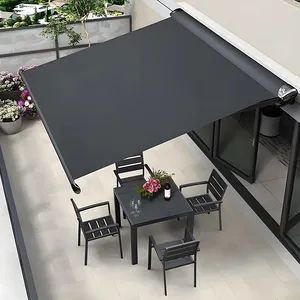 Roof Canopy Retractable Electric Sunshade Canopy Garden Awnings - Shenzhen Runjin Sunshade Products Co., Ltd - China