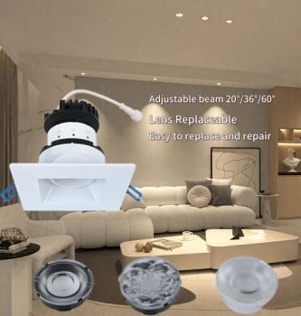 Modern Square LED Ceiling Light Downlight Aluminum Recessed Panel for Home Office Modern LED Panel Lights for Livinga - Dongguan Kangjuhong Photoelectric Technology Co., Ltd. - China