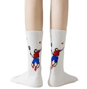 Antibacterial Black and White Sports Running Towel Bottom Cotton Socks - Ningbo Youkiunite Imp &Exp Co., Ltd - China