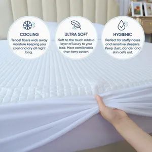 Wholesale PE Cooling Queen Home Mattress Cover Mattress Protector Baby Adult Breathable - Singao-Tex Group - China