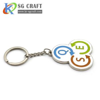 Hot Sell Custom 2D 3D Company Logo Letter Key Chains Keyring Metal Zinc Alloy Gold Souvenir Keychain - KN Gift Limited - China